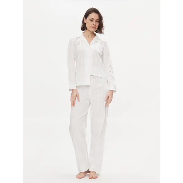 Lauren Ralph Lauren Lauren Ralph Lauren Pidžama ILN92305 Bijela Regular Fit