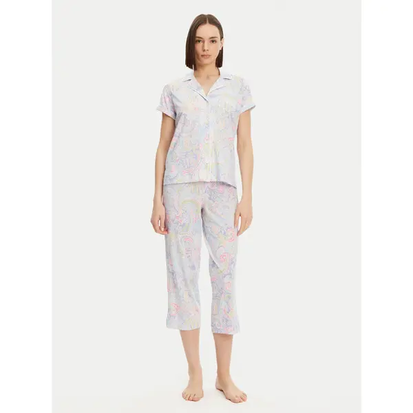 Lauren Ralph Lauren LAUREN RALPH LAUREN Pidžama ILN92421 Plava Regular Fit