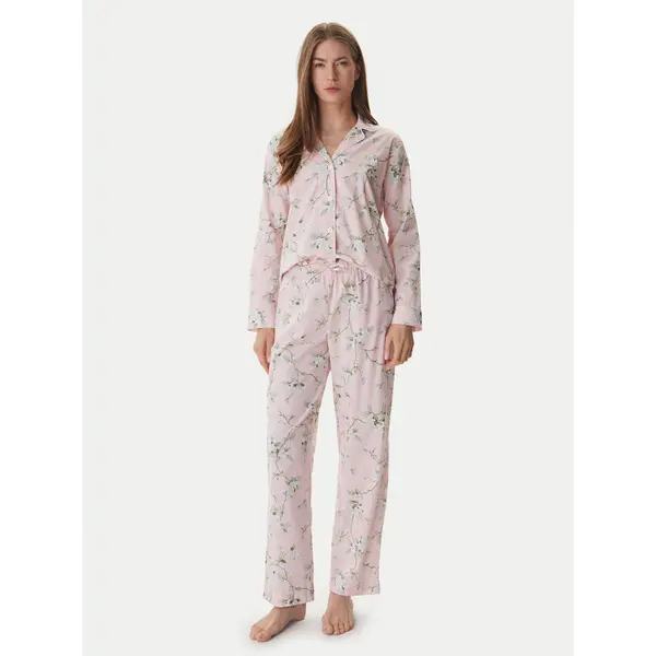 Lauren Ralph Lauren LAUREN RALPH LAUREN Pidžama ILN92493 Ružičasta Relaxed Fit