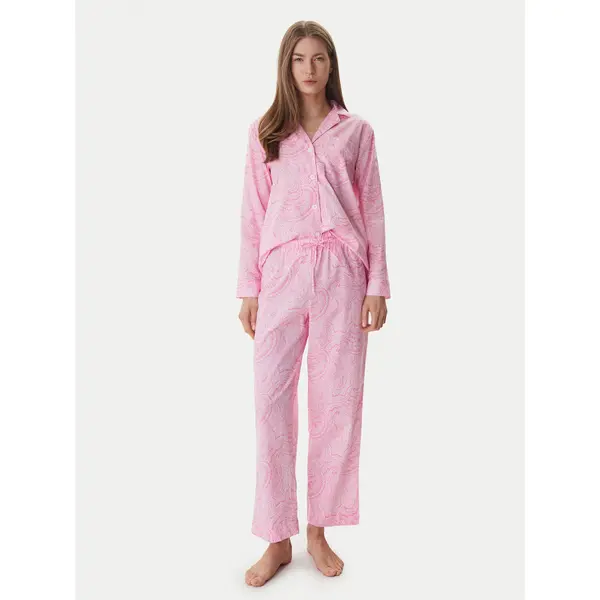 Lauren Ralph Lauren LAUREN RALPH LAUREN Pidžama ILN92499 Ružičasta Regular Fit