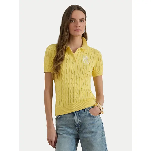 Lauren Ralph Lauren LAUREN RALPH LAUREN Polo 200932224017 Svijetlo žuta Slim Fit