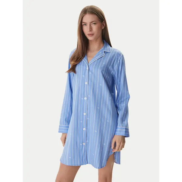 Lauren Ralph Lauren LAUREN RALPH LAUREN Spavaćica ILN32490 Plava Relaxed Fit