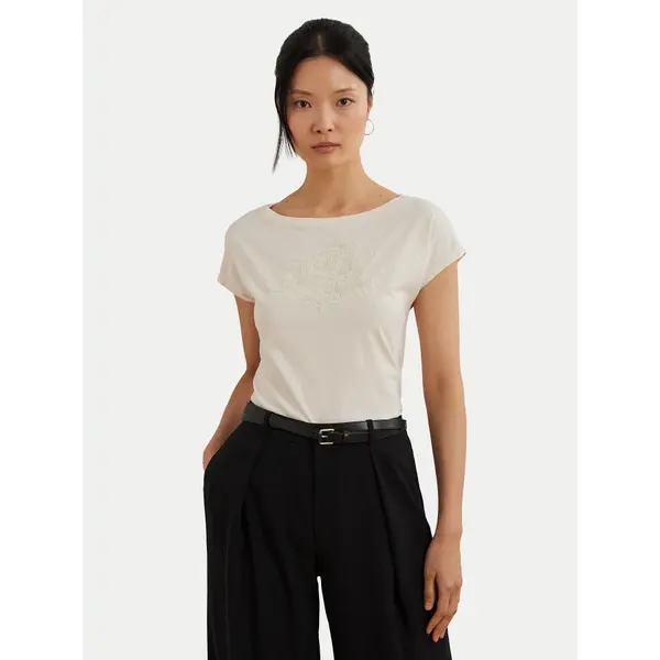 Lauren Ralph Lauren LAUREN RALPH LAUREN T-shirt 200963933001 Écru Relaxed Fit