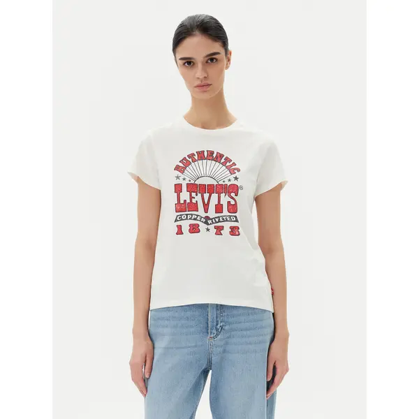 Levi's® Levi's® T-shirt Perfect 17369-3024 Bijela Standard Fit