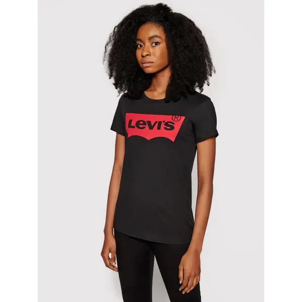 Levi's Levi's® T-shirt The Perfect Graphic Tee 17369-0201 Crna Regular Fit