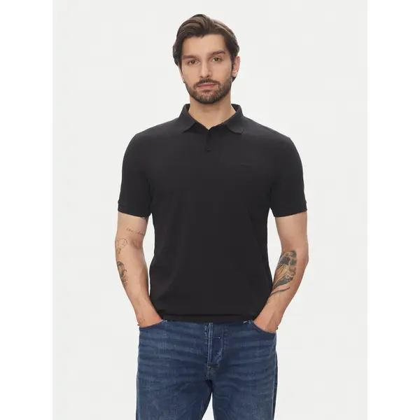 lindbergh Lindbergh Polo 30-404020 Crna Relaxed Fit