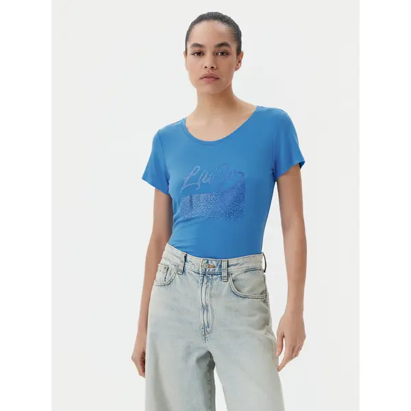 Liu Jo Beachwear Liu Jo Beachwear T-shirt VA5157 JS360 Plava Regular Fit