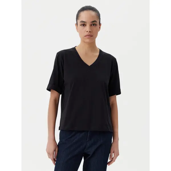 Liu Jo Sport Liu Jo Sport T-shirt TA5175 JS923 Crna Regular Fit