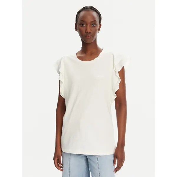 Liu Jo Sport Liu Jo Sport T-shirt TA5178 J5904 Bijela Regular Fit