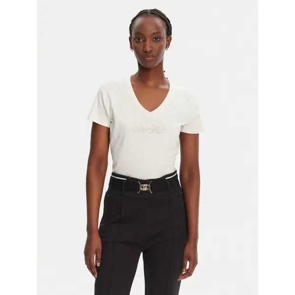Liu Jo Sport Liu Jo Sport T-shirt TA5179 J6040 Bijela Regular Fit