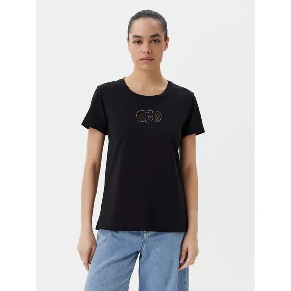 Liu Jo Sport Liu Jo Sport T-shirt TA5180 JS923 Crna Regular Fit