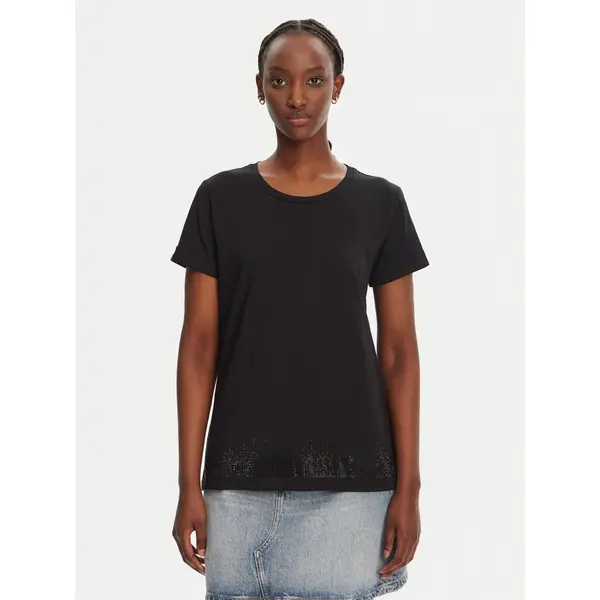 Liu Jo Sport Liu Jo Sport T-shirt TA5180 JS923 Crna Regular Fit