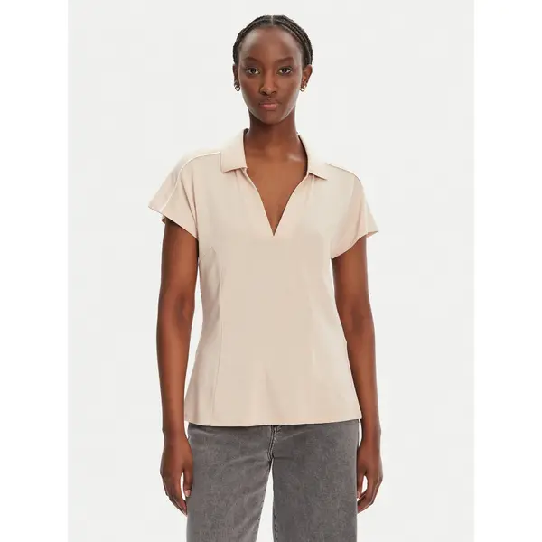 Liu Jo Sport Liu Jo Sport T-shirt TA5183 J4883 Bež Regular Fit