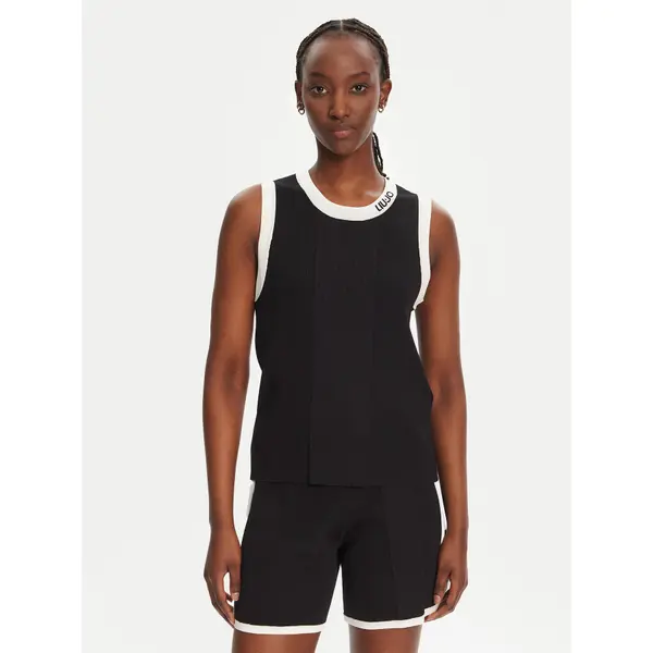 Liu Jo Sport Liu Jo Sport Top TA5092 MS022 Crna Regular Fit