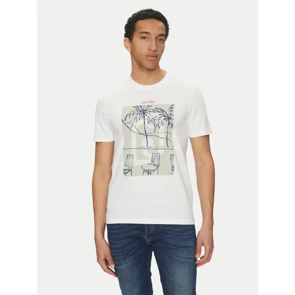 Liu Jo Liu Jo T-shirt QA5189 J4924 Bijela Regular Fit