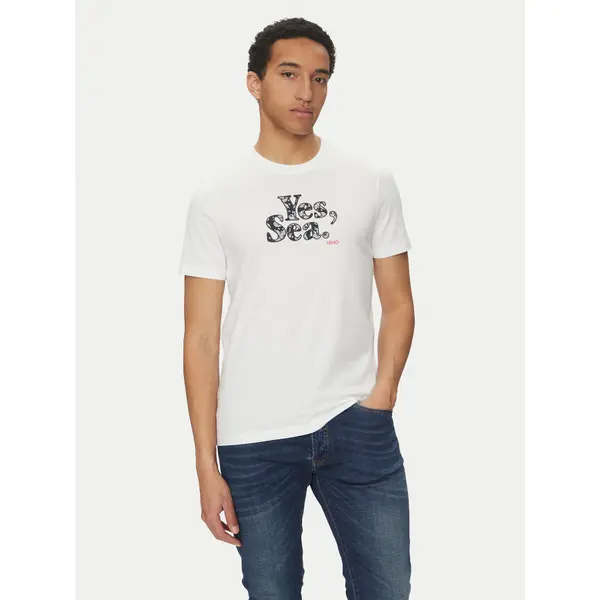 Liu Jo Liu Jo T-shirt QA5190 J4924 Bijela Regular Fit
