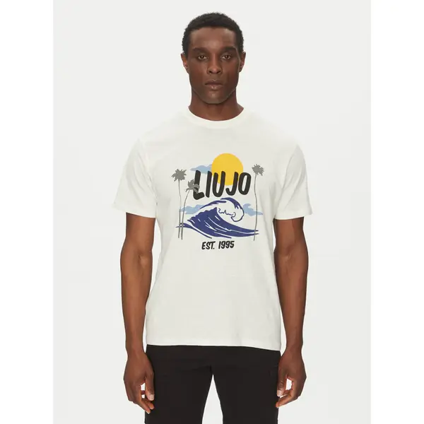 Liu Jo Liu Jo T-shirt QA5274 J7734 Bijela Regular Fit