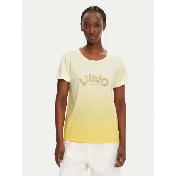 Liu Jo Liu Jo T-shirt TA5267 JS923 M9114 Žuta Regular Fit