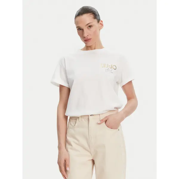 Liu Jo Liu Jo T-shirt WA5007 JS923 Bijela Relaxed Fit
