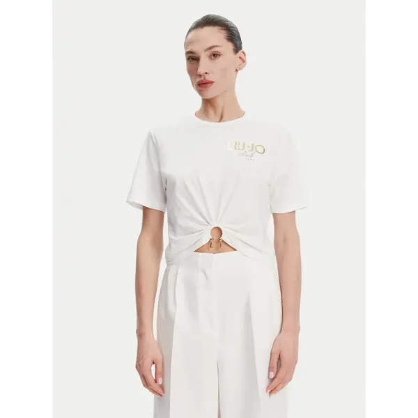 Liu Jo Liu Jo T-shirt WA5139 JS923 Bijela Regular Fit