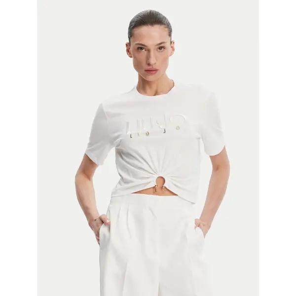 Liu Jo Liu Jo T-shirt WA5139 JS923 Bijela Regular Fit