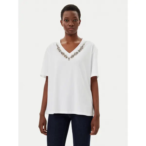 Liu Jo Liu Jo T-shirt WA5146 JS923 Bijela Regular Fit