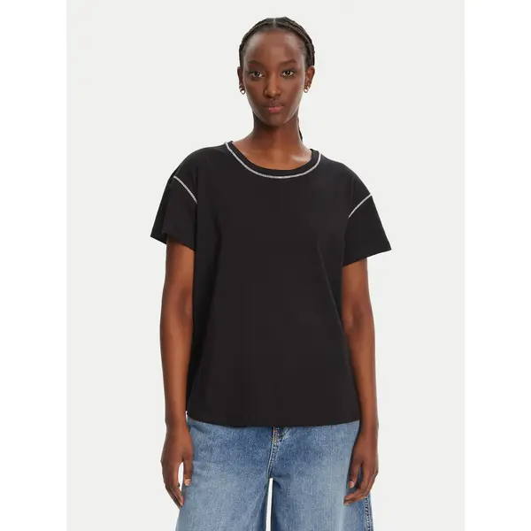 Liu Jo Liu Jo T-shirt WA5148 J4893 Crna Regular Fit