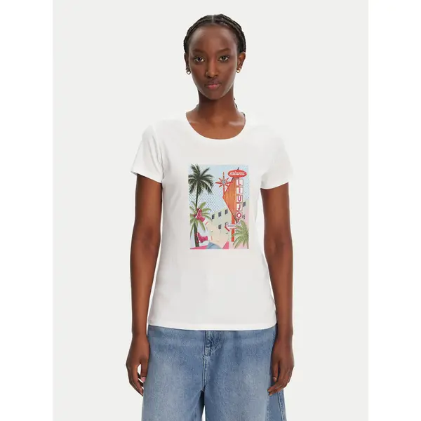 Liu Jo Liu Jo T-shirt WA5239 JS923 M9565 Bijela Regular Fit