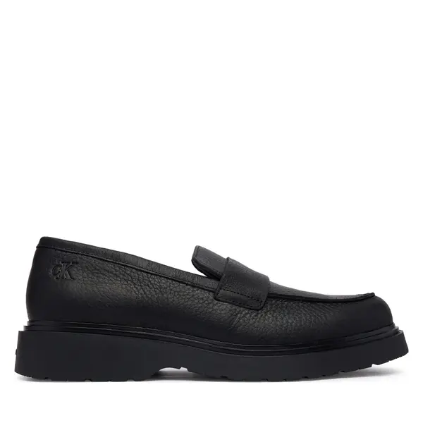 Calvin Klein Loaferice Calvin Klein Combat Ess Loafer Tu Lth HM0HM02347 Crna
