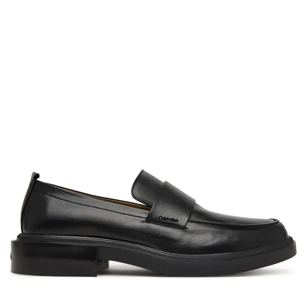 Calvin Klein Loaferice Calvin Klein Cupped Band Loafer Lth HM0HM02065 Crna