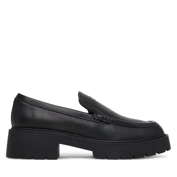 Calvin Klein Jeans Loaferice Calvin Klein Jeans Chunky Cupsole Ru Patch Lth YW0YW01862 Crna