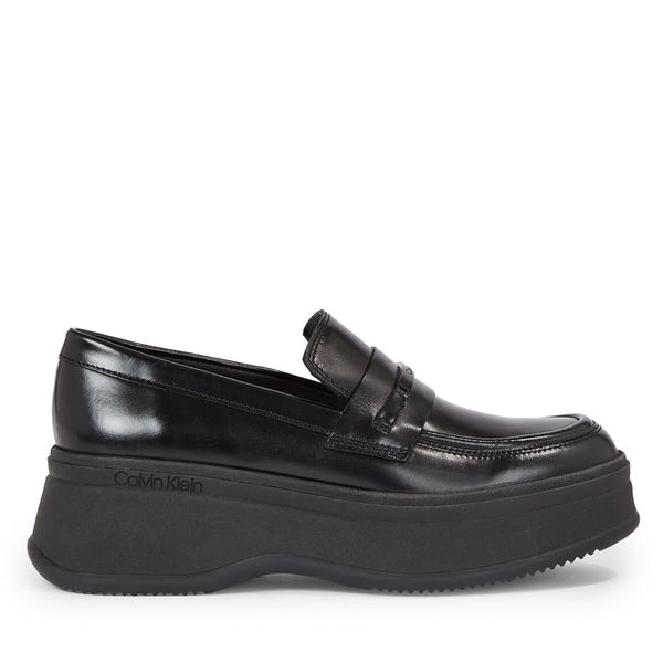 Calvin Klein Loaferice Calvin Klein Pitched Loafer W/Hw HW0HW01817 Ck Black BEH