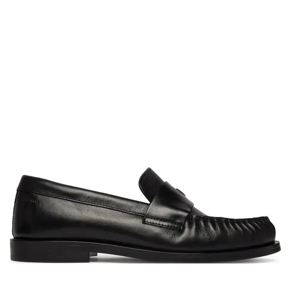 Calvin Klein Loaferice Calvin Klein Round Loafer Lth HW0HW03031 Crna