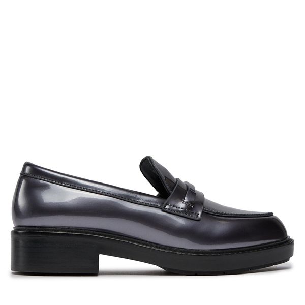 Calvin Klein Loaferice Calvin Klein Rubber Sole Loafer W/Hw - Pearl HW0HW02002 Petrol 01Q