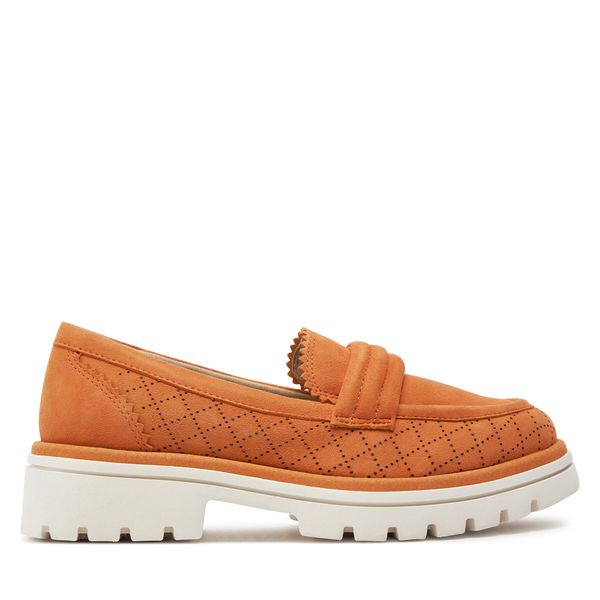 Caprice Loaferice Caprice 9-24750-42 Orange Suede 664