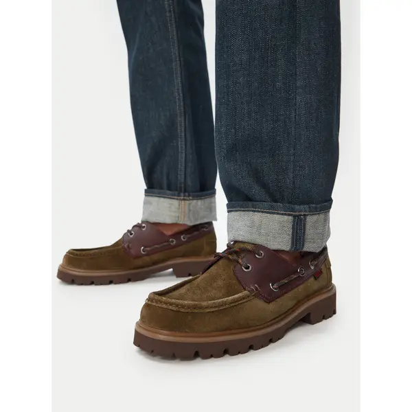 Clarks Loaferice Clarks Cleyhill Boat 26186180 Zelena