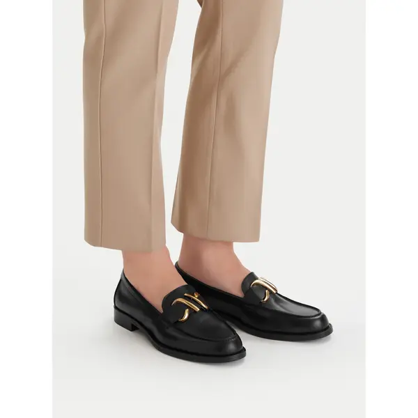 gino rossi Loaferice GINO ROSSI ELSA-E25-26397 Crna