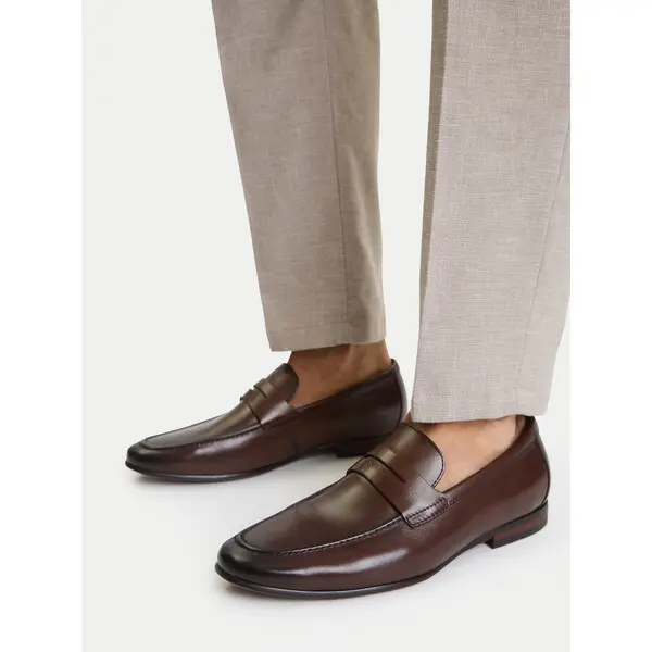 gino rossi Loaferice GINO ROSSI EO-BENITO-02 126AM Smeđa