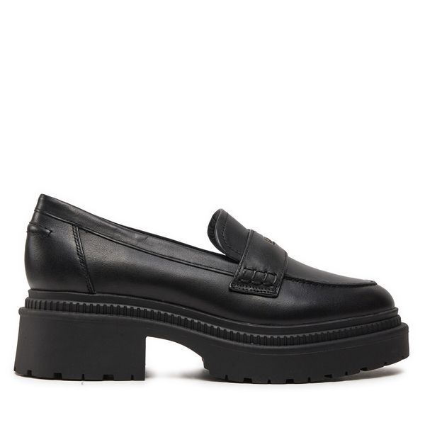 Guess Loaferice Guess Finda FLTFIN LEA14 Crna