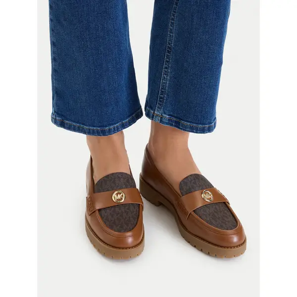 MICHAEL Michael Kors Loaferice MICHAEL Michael Kors Jaelyn Lug 40T6JLFP2L Smeđa