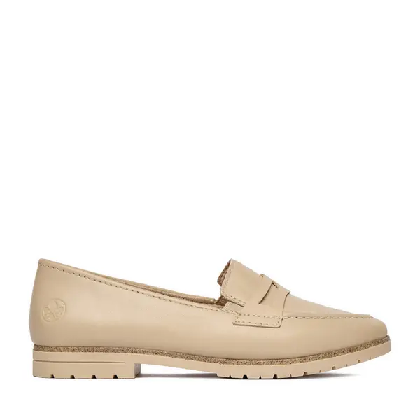 Rieker Loaferice Rieker 45300-63 Bež