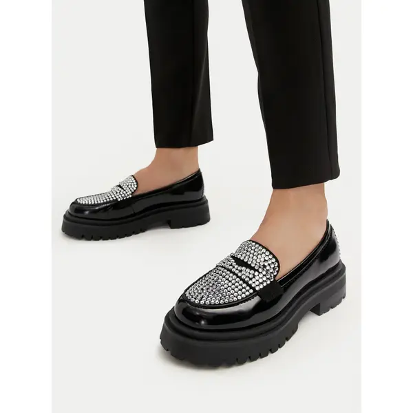 Steve Madden Loaferice Steve Madden Longhaul SM11003448 Crna