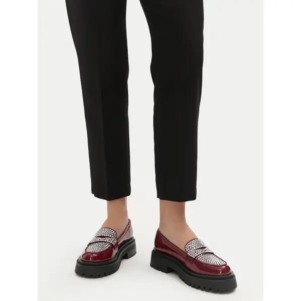 Steve Madden Loaferice Steve Madden Longhaul SM11003448 Tamnocrvena