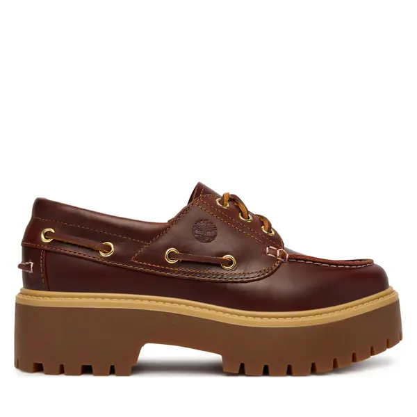 Timberland Loaferice Timberland Stone Street Boat TB0A2QDMD571 Smeđa