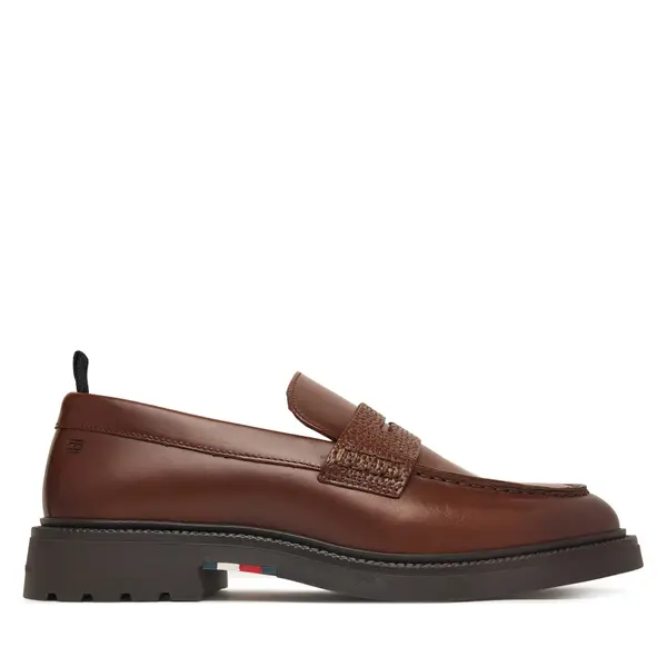 Tommy Hilfiger Loaferice Tommy Hilfiger Corporate Casual FM0FM05968 Smeđa