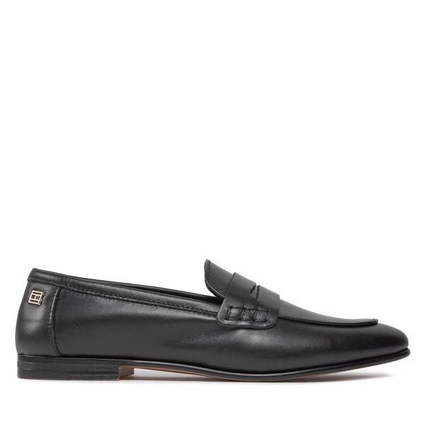 Tommy Hilfiger Loaferice Tommy Hilfiger Essential Leather Loafer FW0FW07769 Black BDS