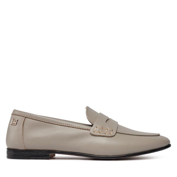 Tommy Hilfiger Loaferice Tommy Hilfiger Essential Leather Loafer FW0FW07769 Smooth Taupe PKB