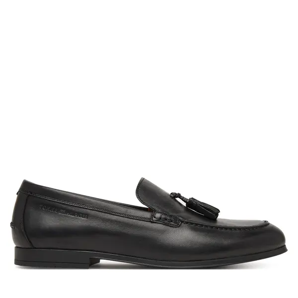 Tommy Hilfiger Loaferice Tommy Hilfiger Flex Hilfiger Lth Tassel Loafer FM0FM05891 Crna
