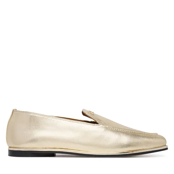 Tommy Hilfiger Loaferice Tommy Hilfiger Gold Loafer FW0FW08958 Zlatna