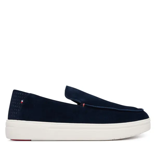 Tommy Hilfiger Loaferice Tommy Hilfiger Modern Light Suede Loafer FM0FM05924 Tamnoplava